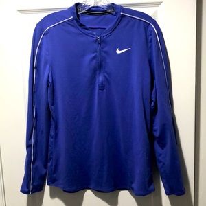 Women’s Nike quarter zip , dri fit pullover